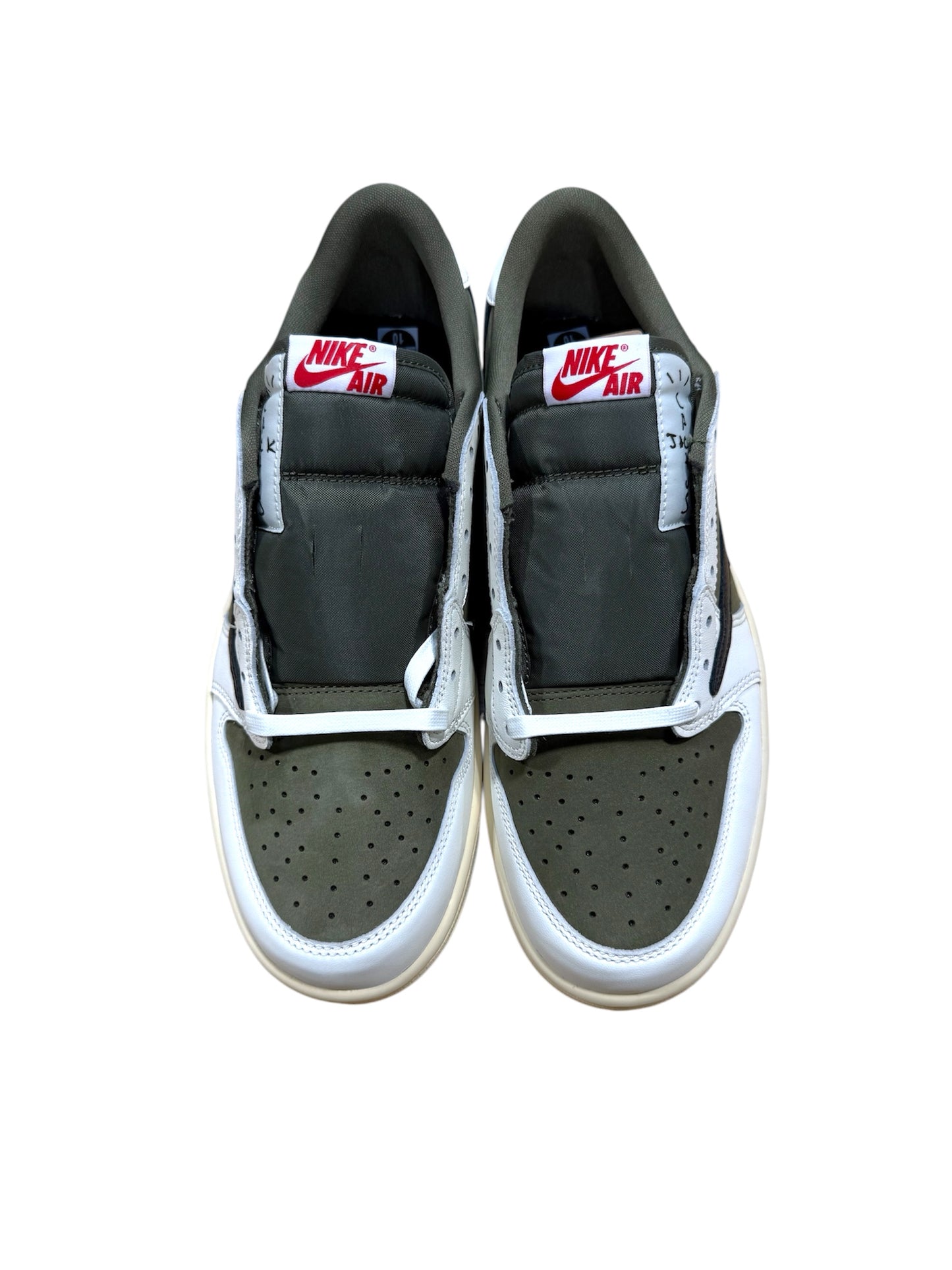 Travis Scott Medium Olive Air Jordan 1 Low