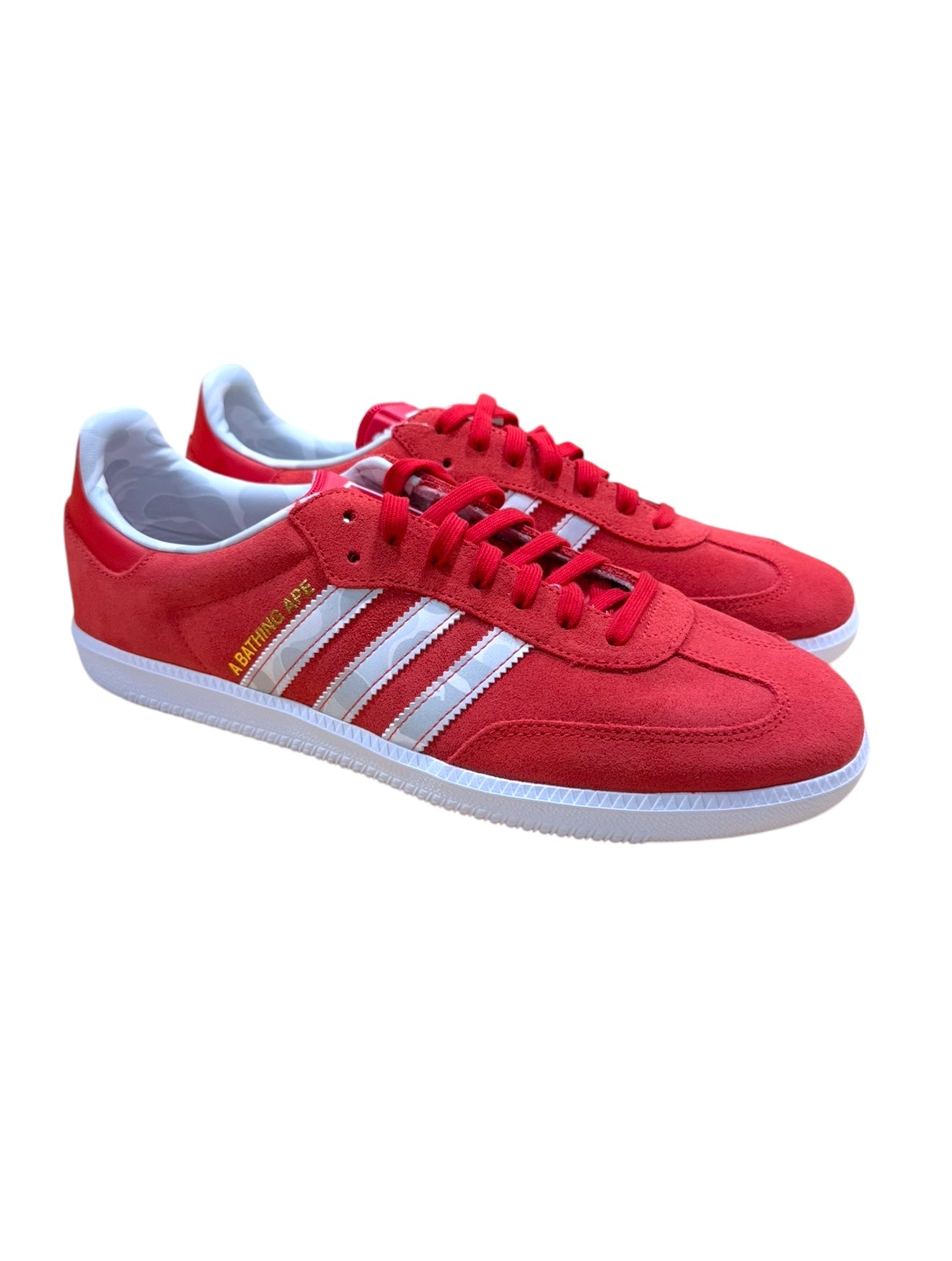 Adidas X Bape Samba Red