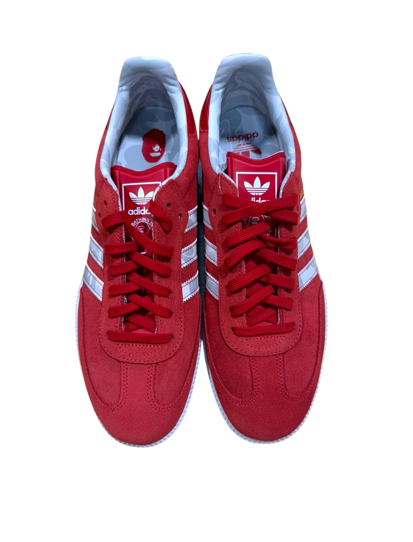 Adidas X Bape Samba Red
