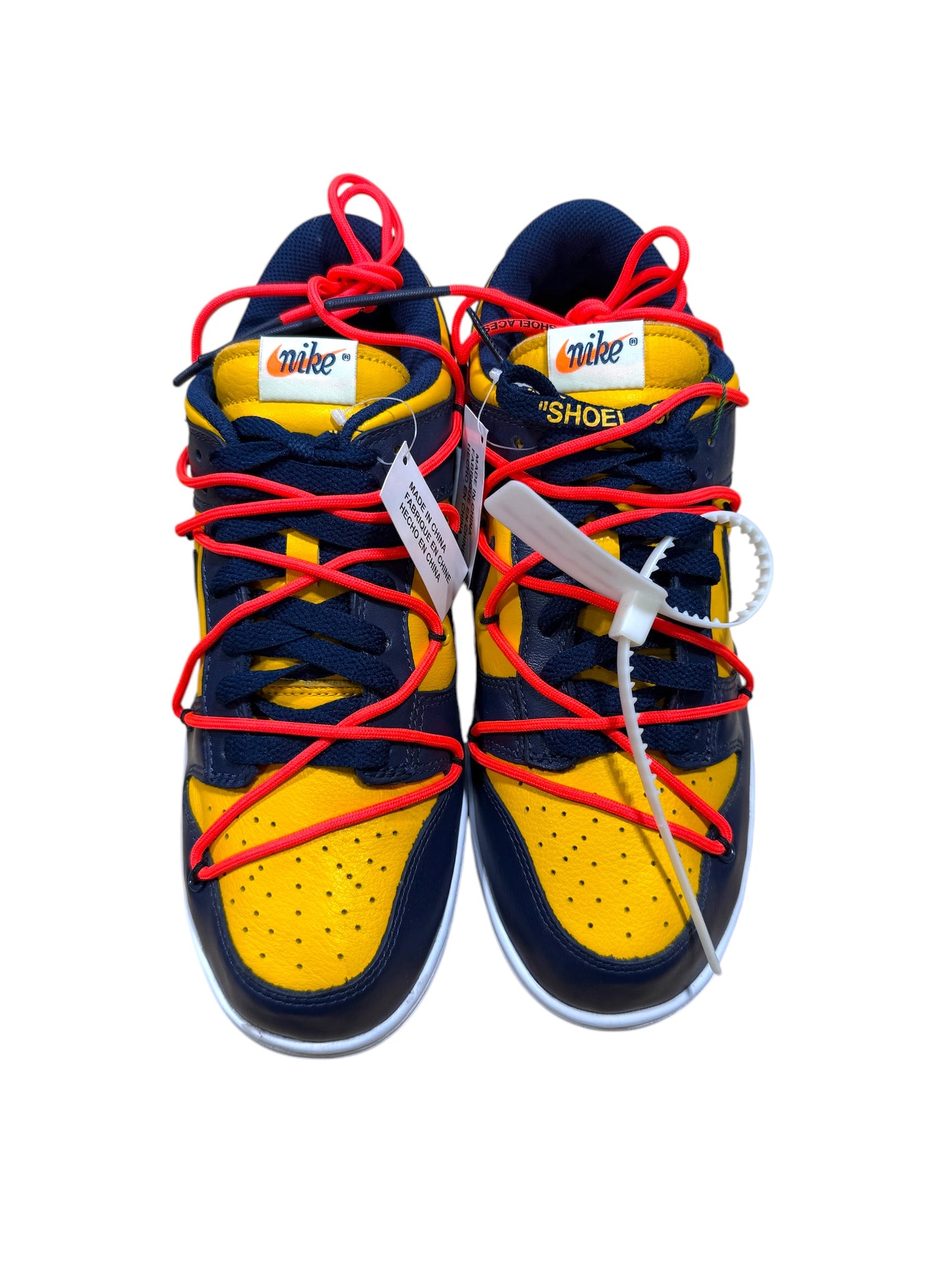 Off-White x Nike Dunk Low University Gold