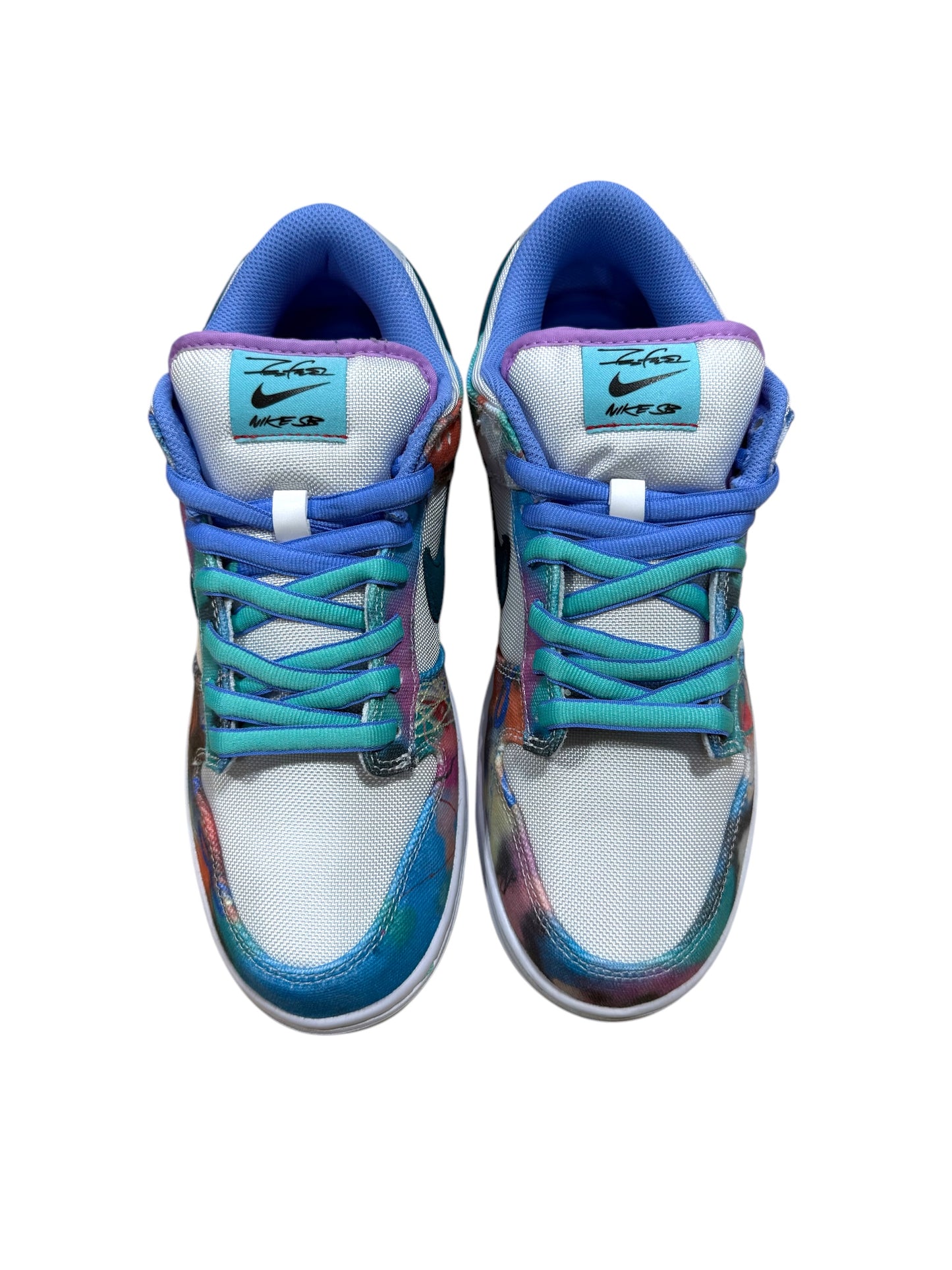 Futura Laboratories x Nike SB Dunk Low Bleached Aqua
