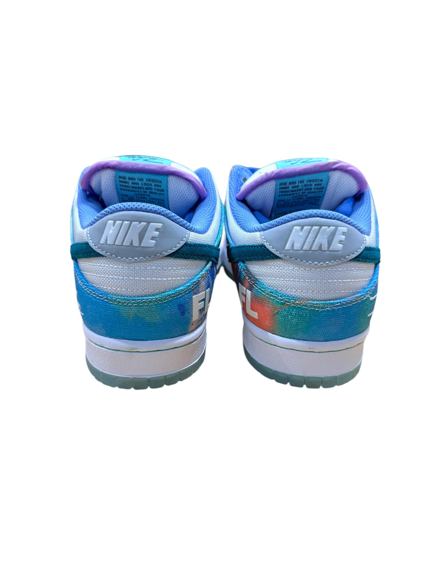 Futura Laboratories x Nike SB Dunk Low Bleached Aqua