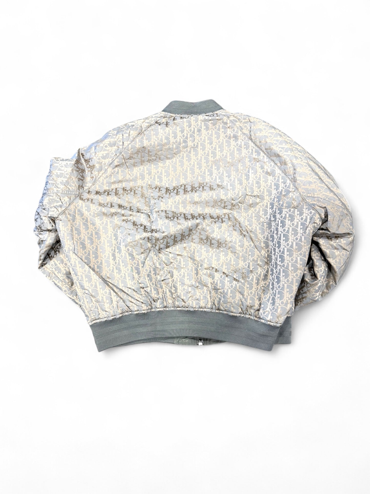 Dior Oblique Reversible Grey Bomber Jacket