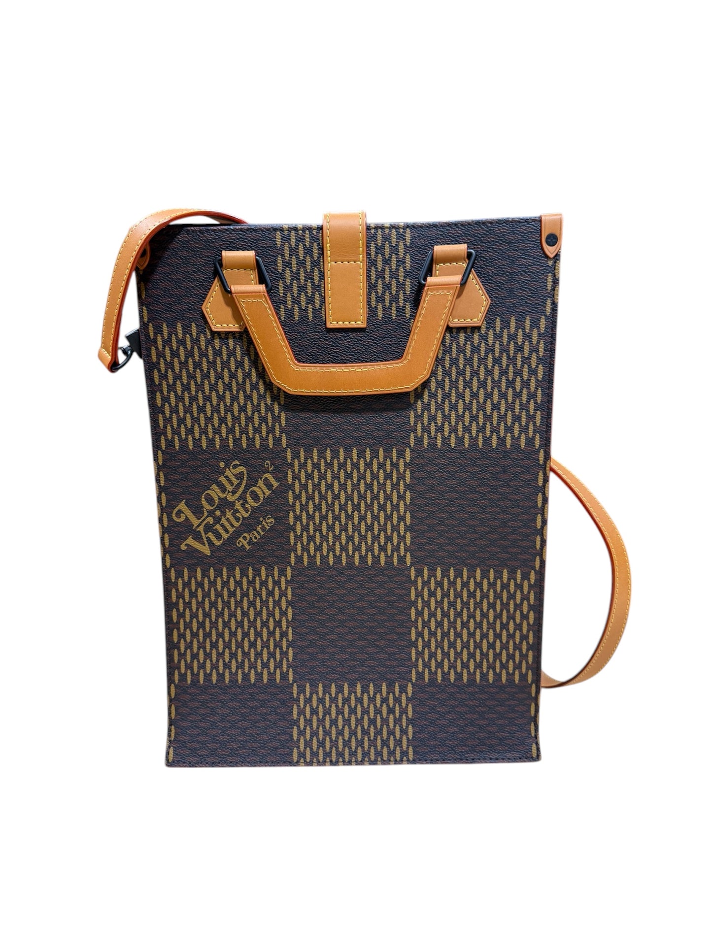 Louis Vuitton x Nigo Tote Damier Ebene Giant Mini Brown