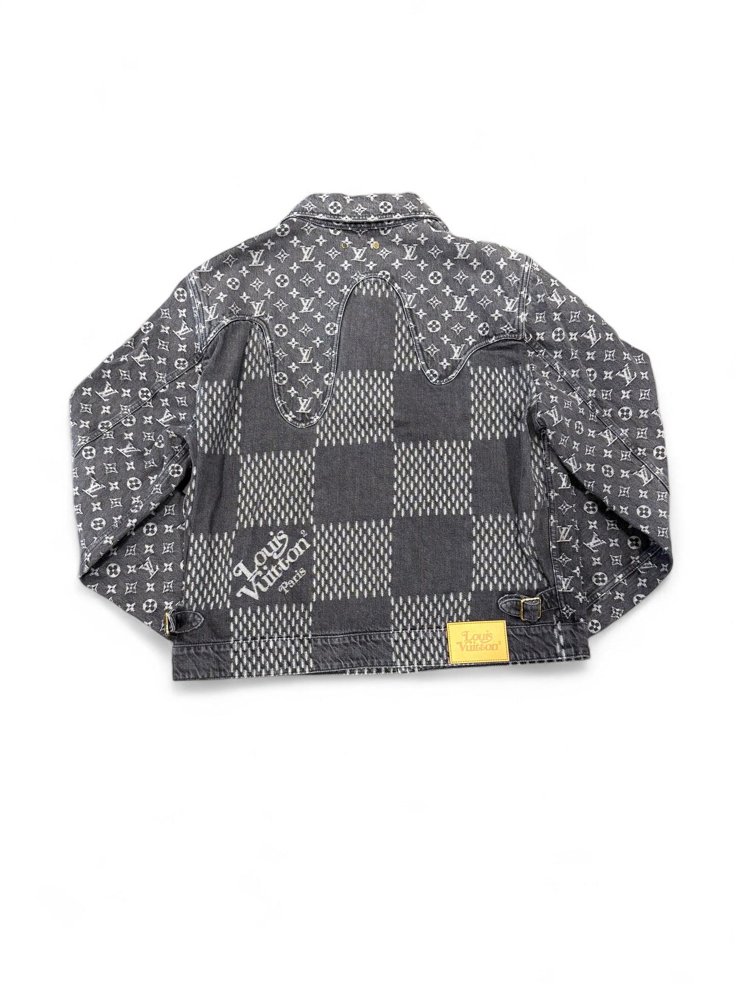 Louis Vuitton x Nigo Damier Waves Denim Jacket (Black)