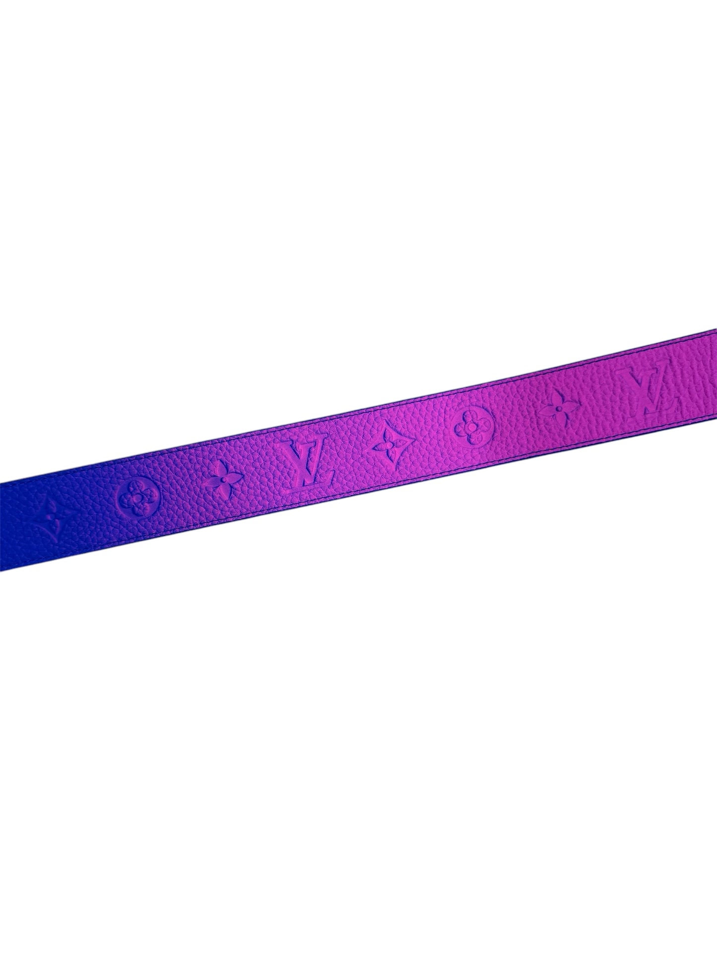 Louis Vuitton Taurillon Illusion Blue/Pink 40mm Belt
