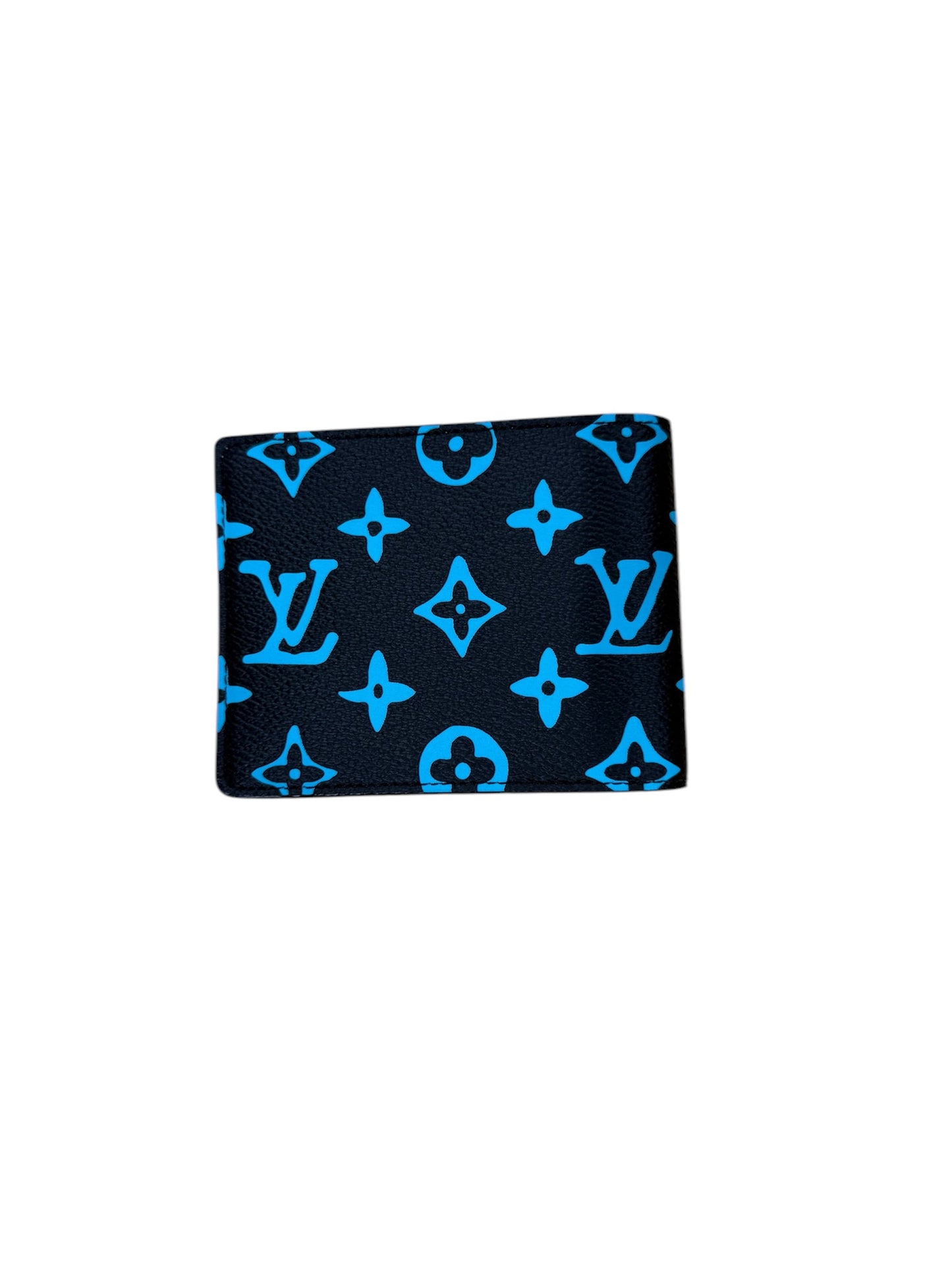 Louis Vuitton Blue Monogram Playground Slender Wallet