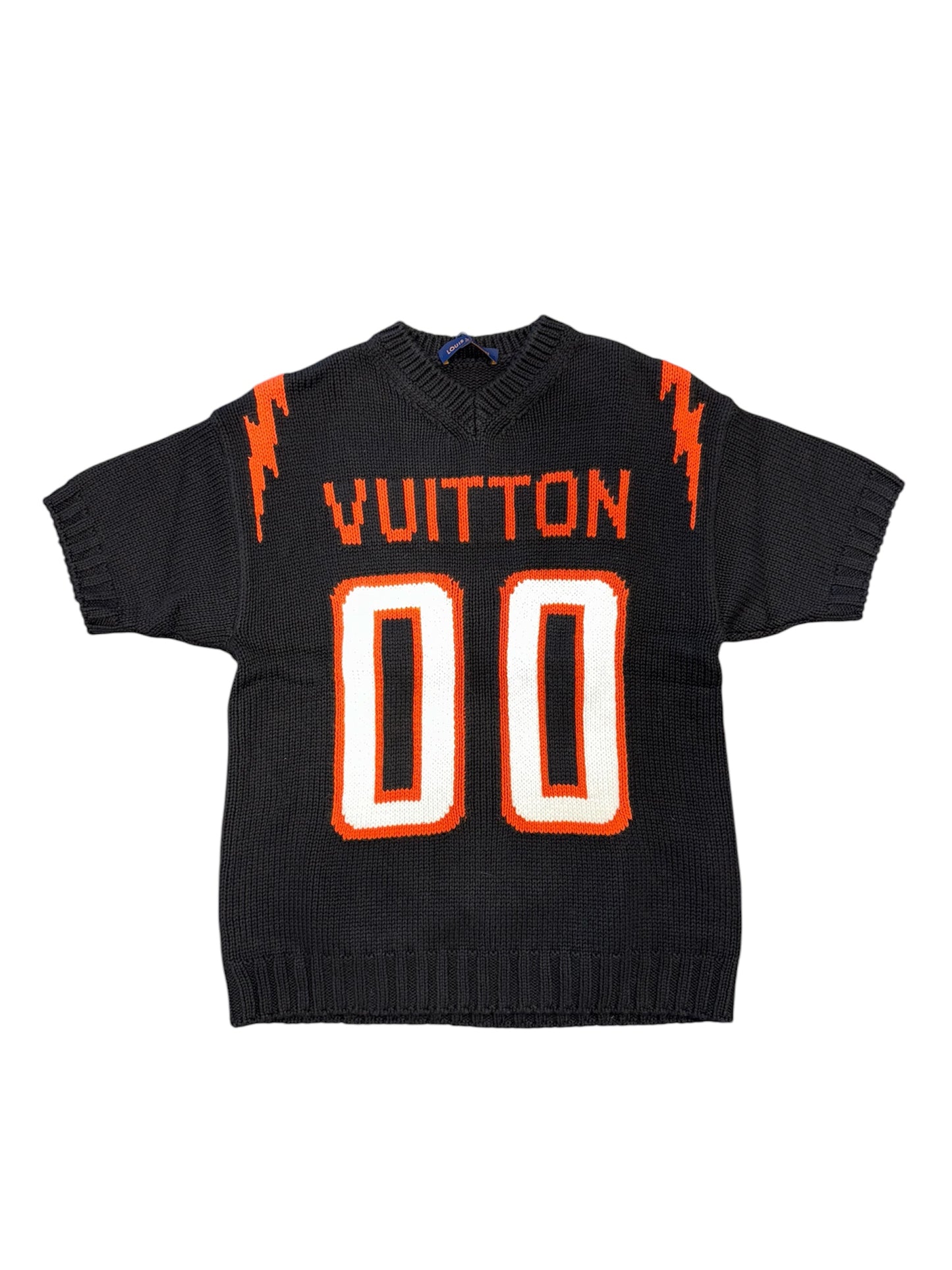 Louis Vuitton Black Orange Knit Jersey