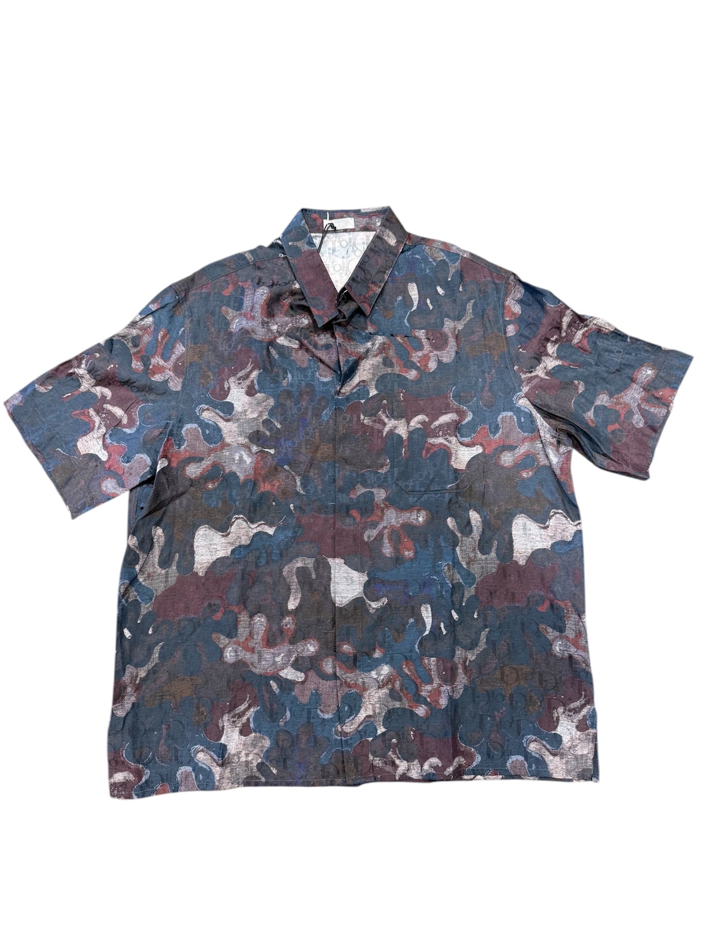 Dior x Peter Doig Oblique Button-Up Shirt