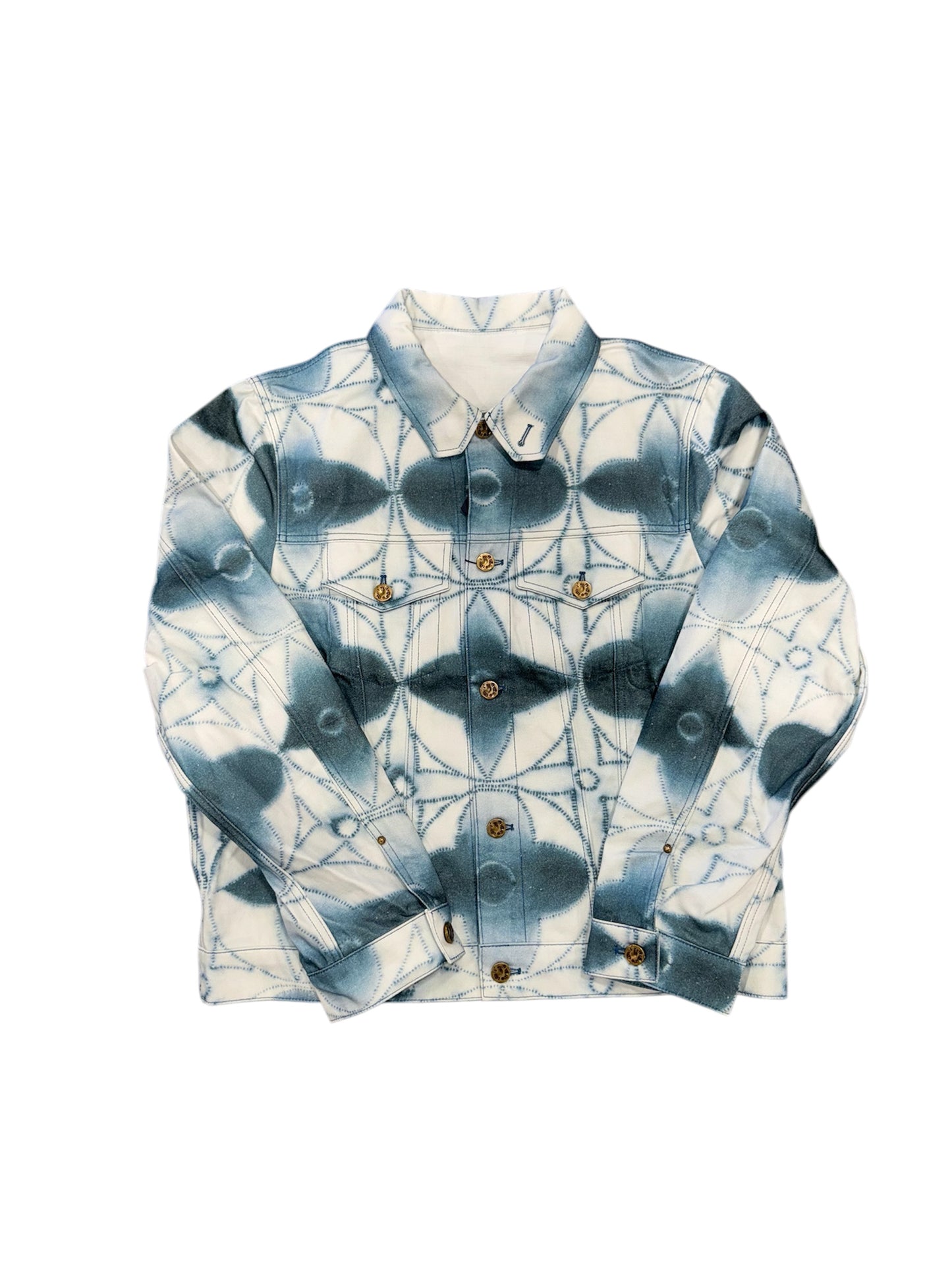 Louis Vuitton Monogram Shibori Printed Denim Jacket