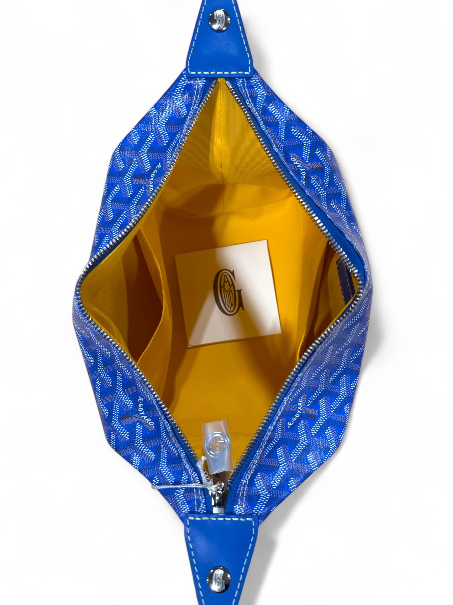 Goyard Bowling 25 Toiletry Bag (Sky Blue)