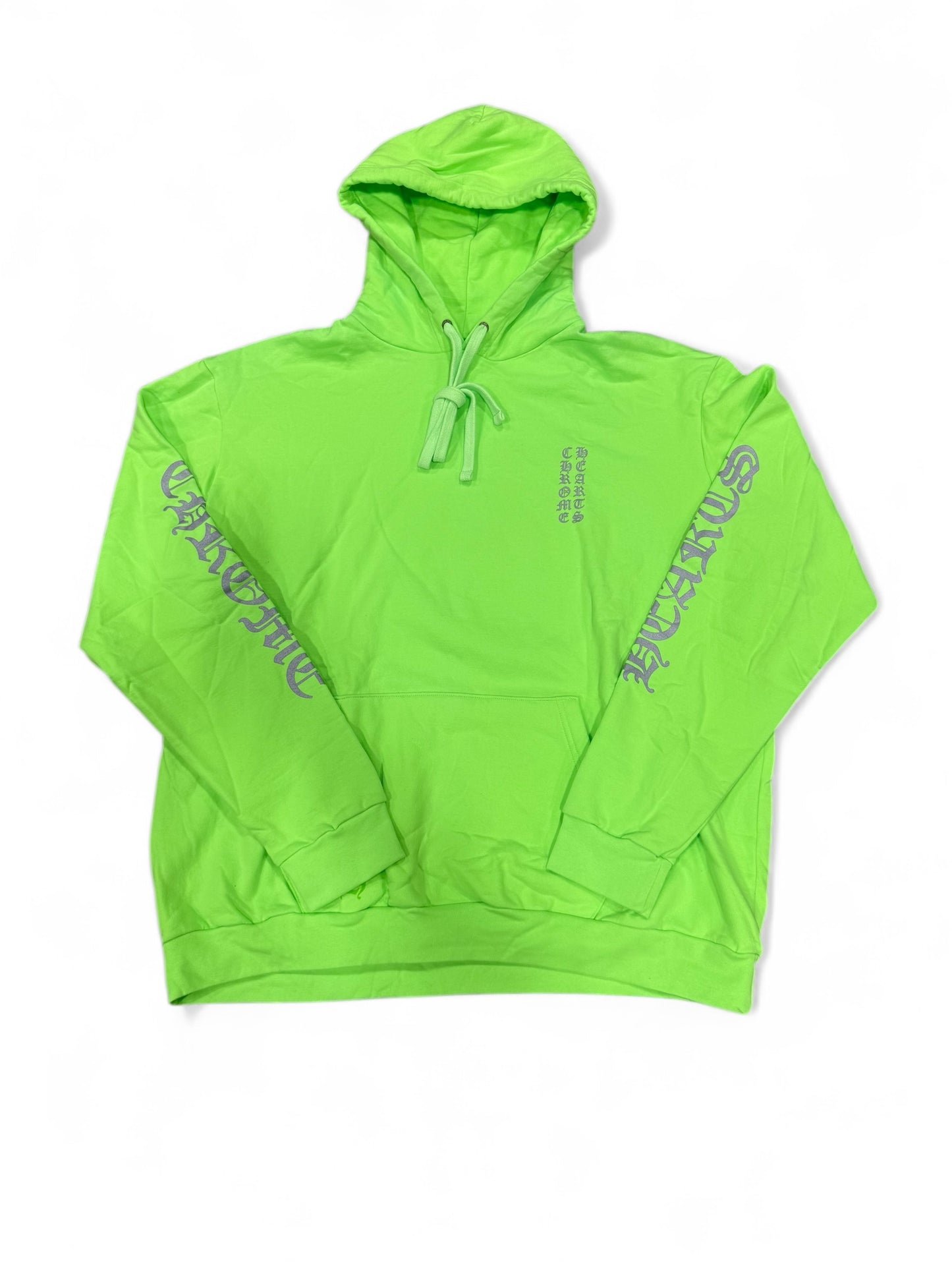 Chrome Hearts Miami Ultra Festival Hoodie (Neon Green / Silver)