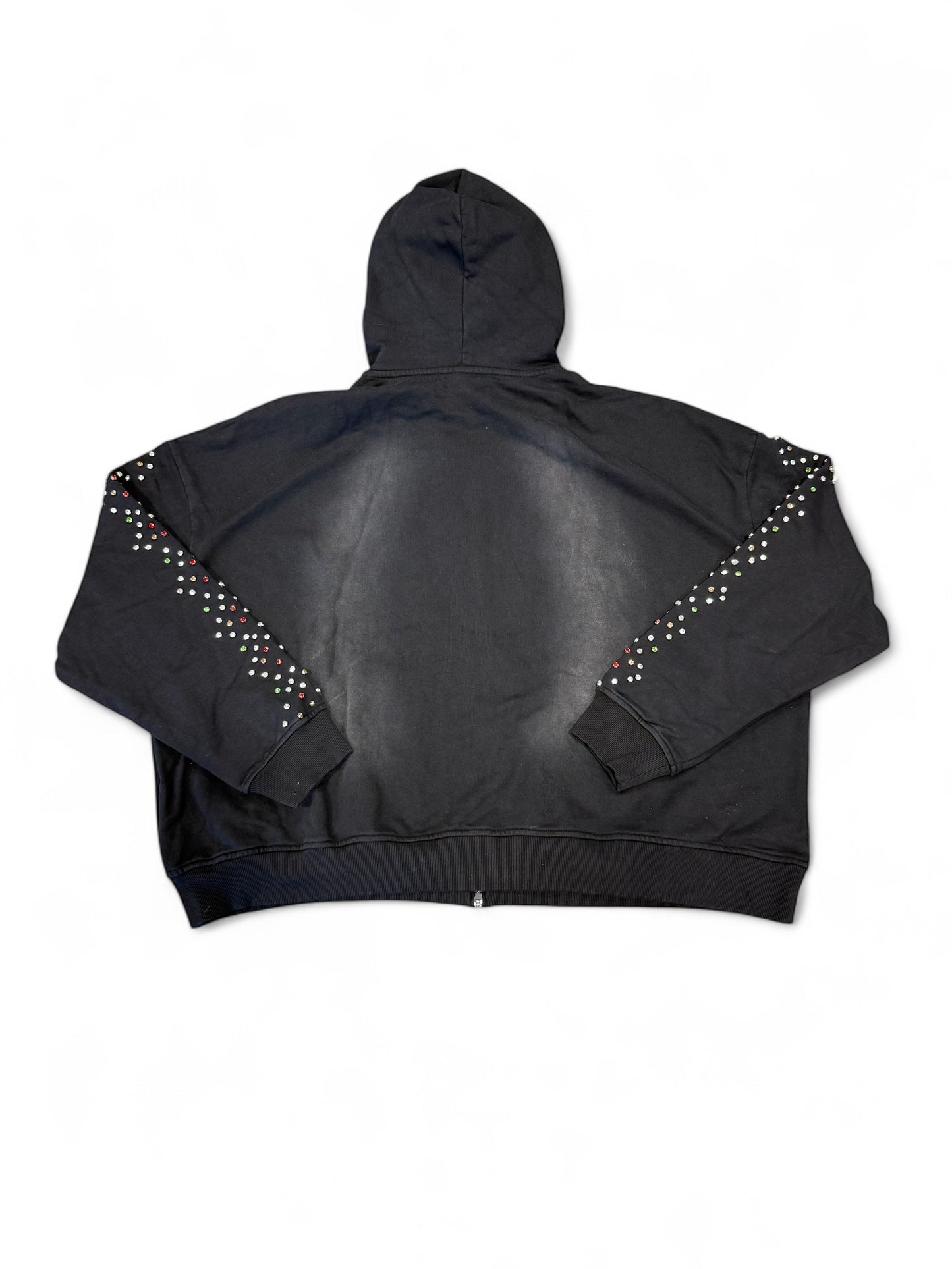 Happy Memories Don't Die HMDD Black Crystal Zipup Hoodie