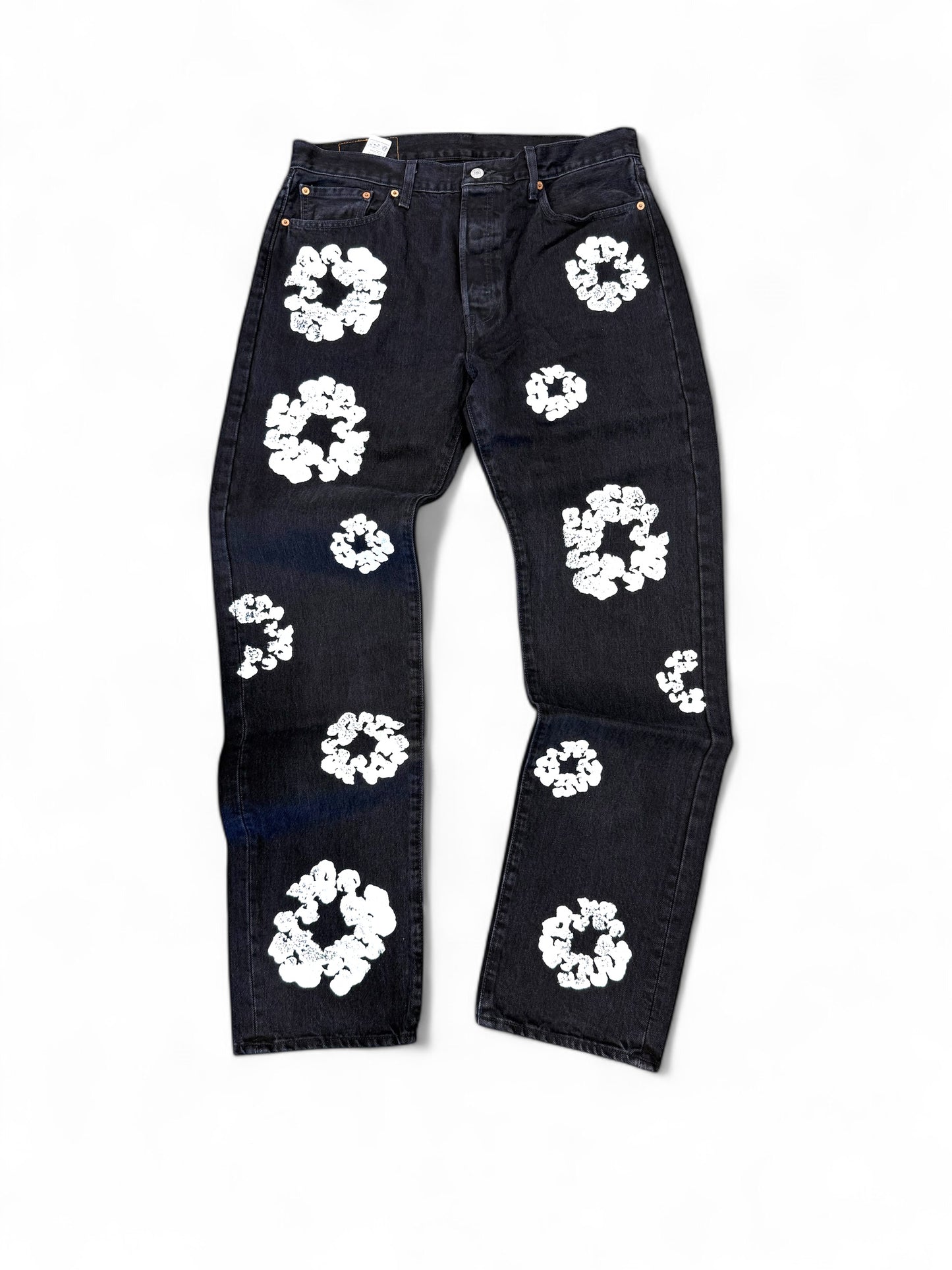 Denim Tears x Levi's Cotton Wreath Jeans (Black)