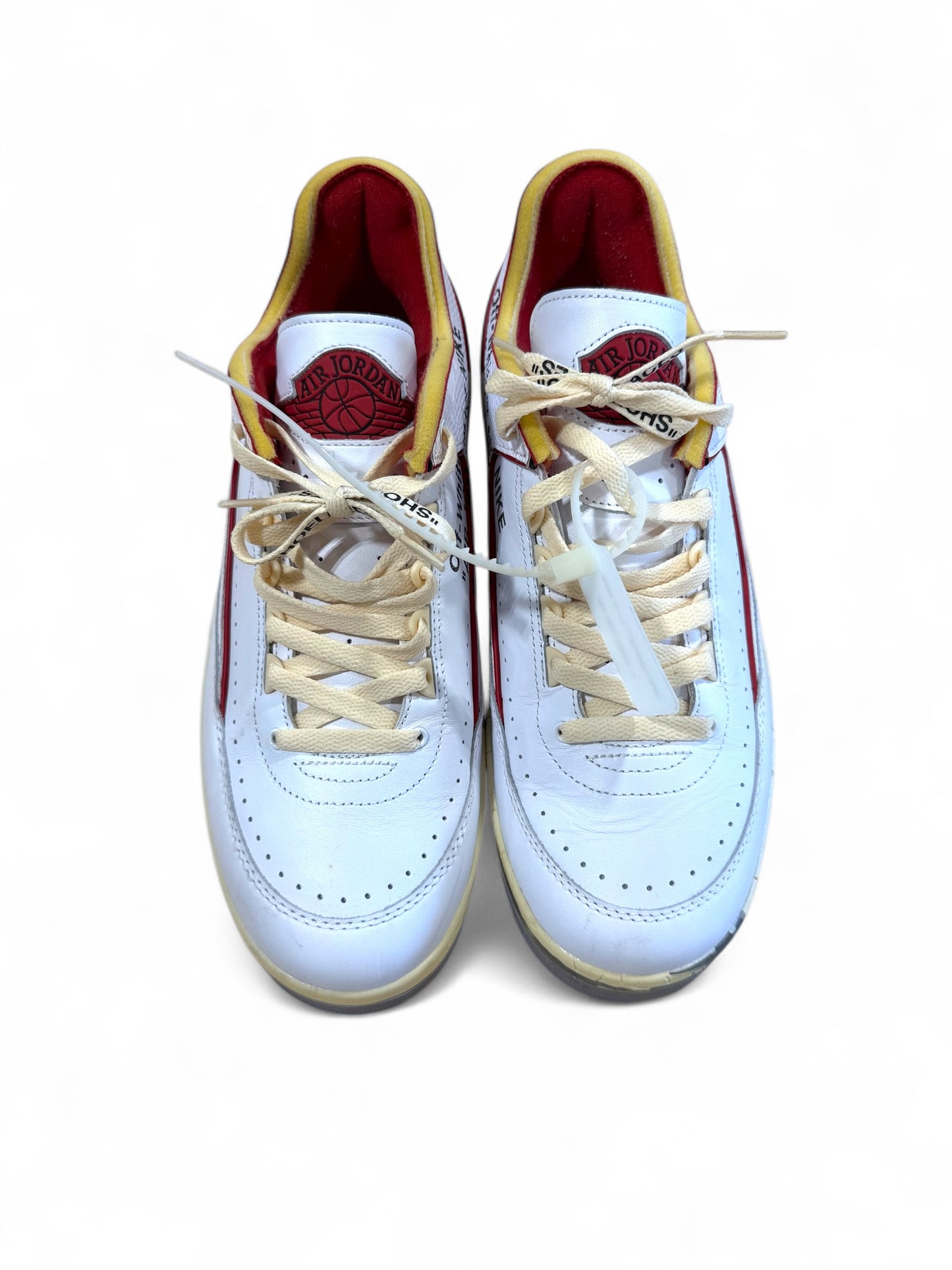 Off-White x Air Jordan 2 Retro Low SP White Varsity Red (Pre-Owned)