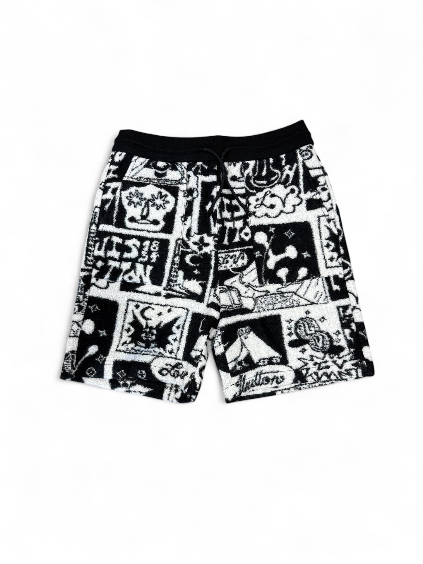Louis Vuitton Comics Fleece Shorts