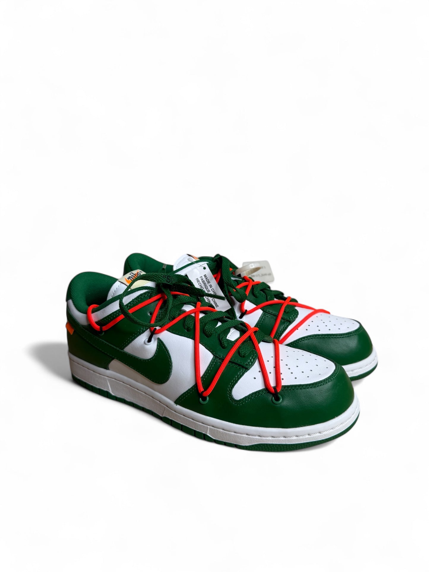 OFF-WHITE x Dunk Low Pine Green