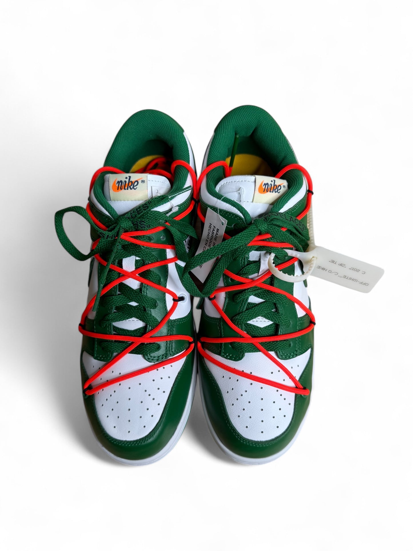 OFF-WHITE x Dunk Low Pine Green