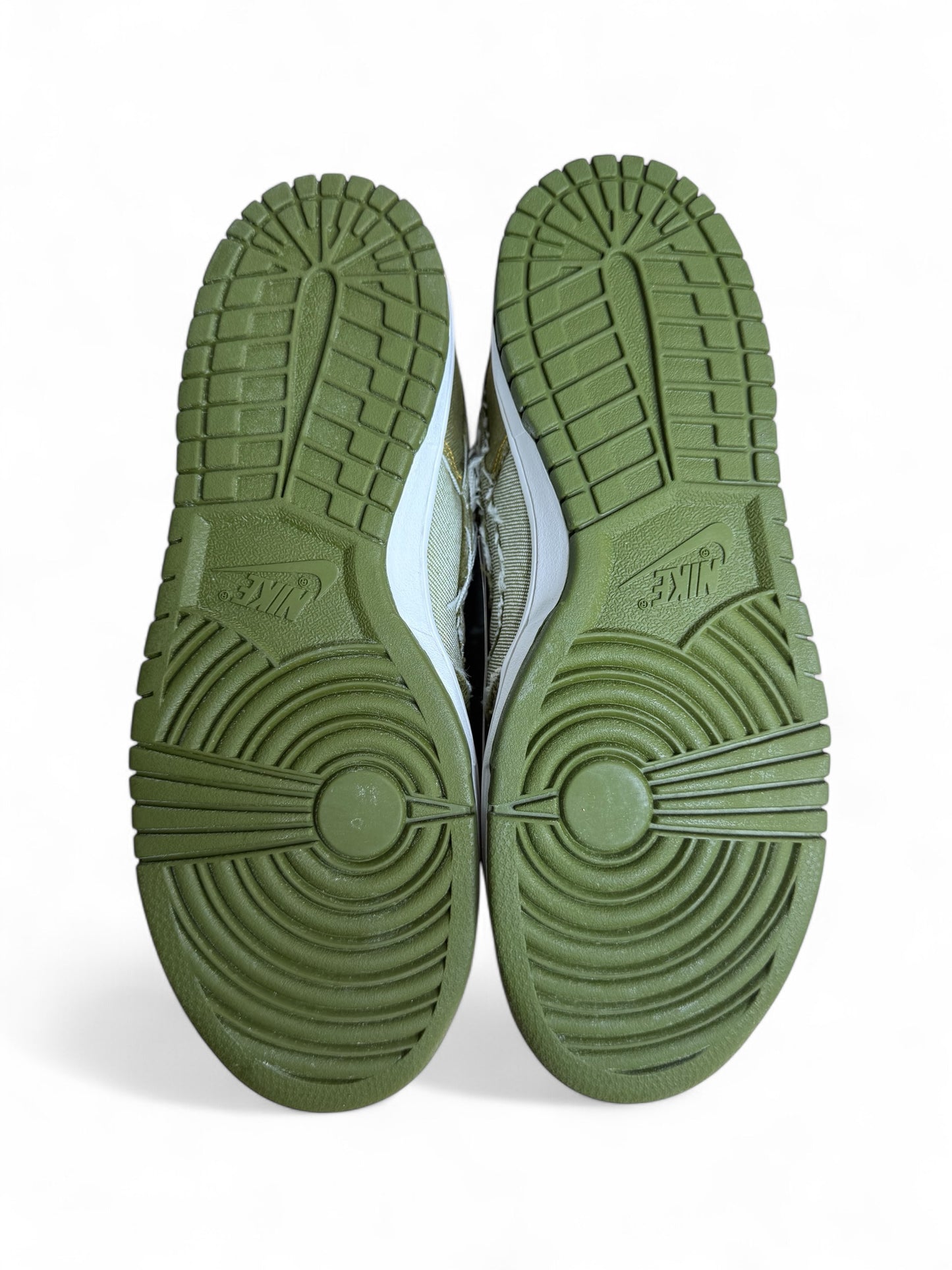 Pilgrim White Nike Dunk Low (Green Denim)