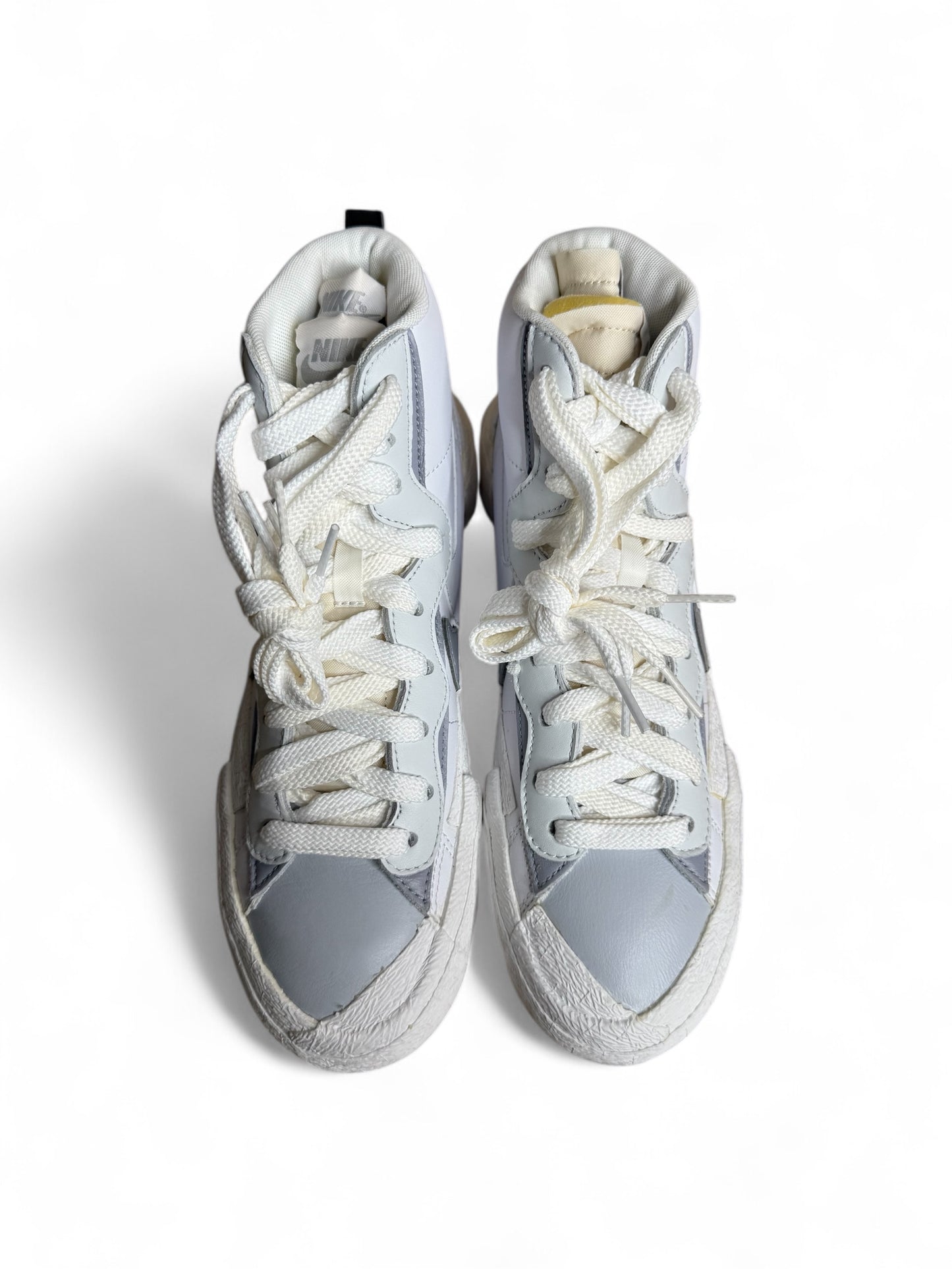Nike X Sacai White Grey Nike Blazer Mid