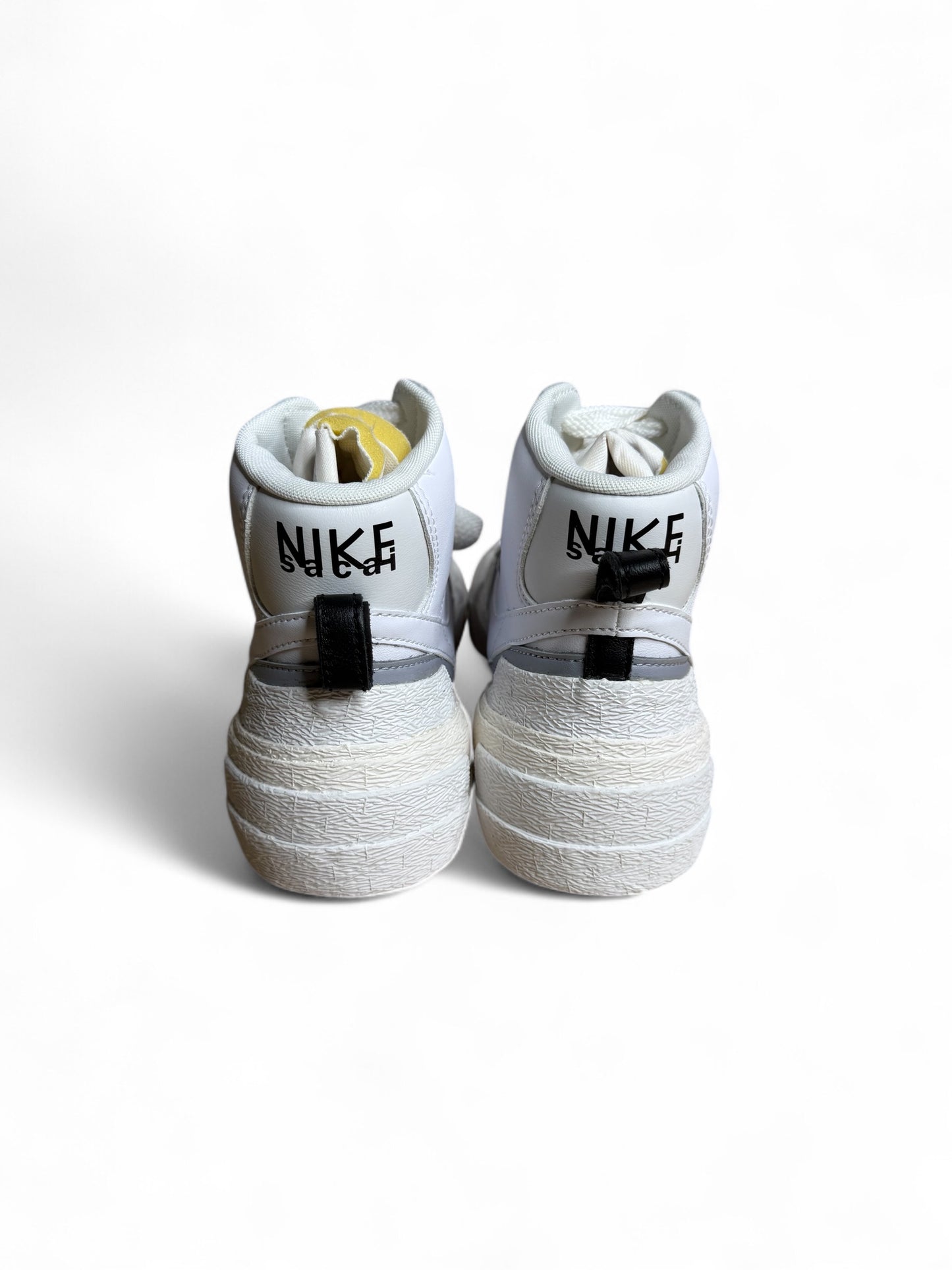 Nike X Sacai White Grey Nike Blazer Mid
