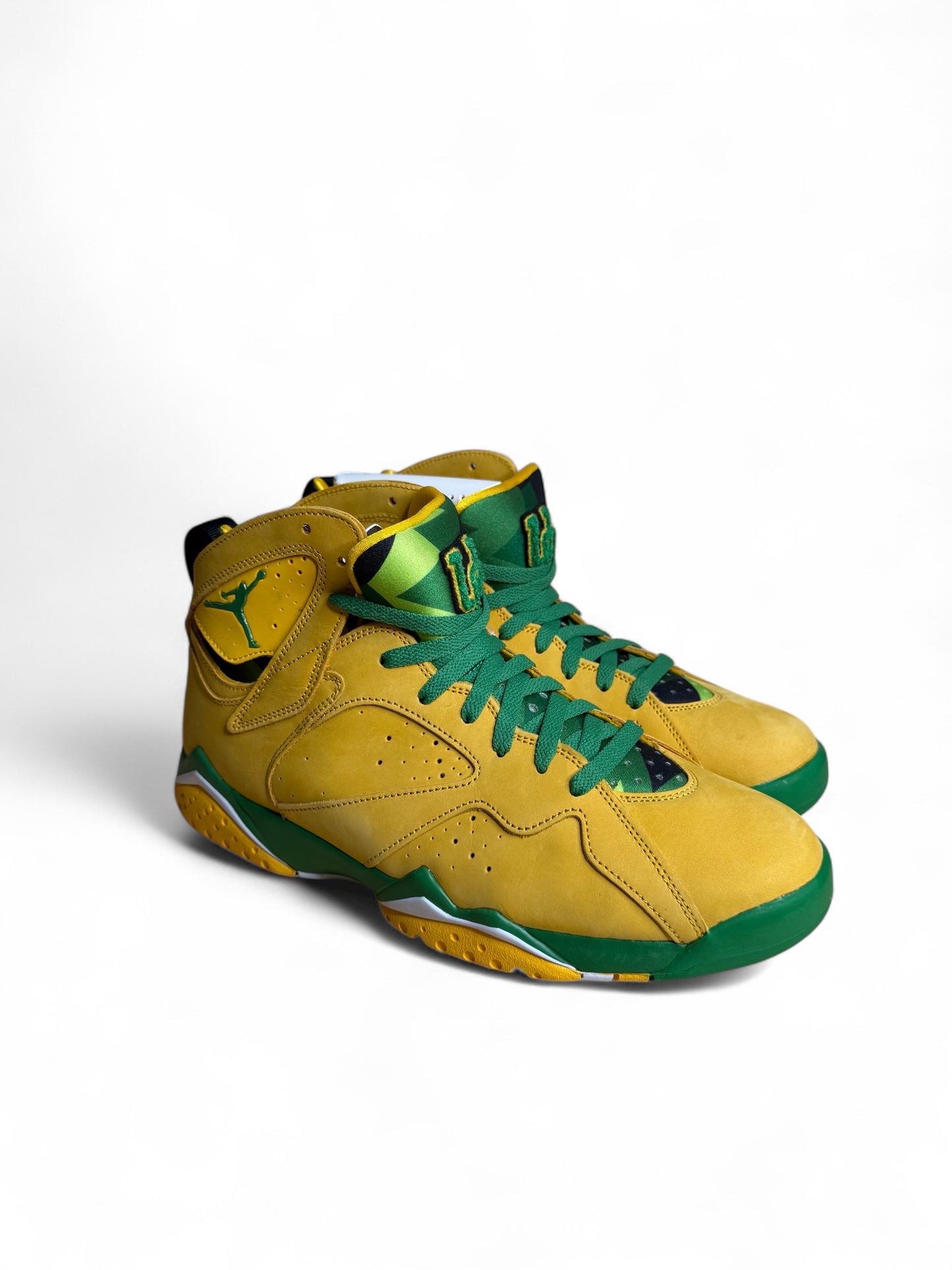 Oregon Ducks Air Jordan 7 PE Yellow (Player Exclusive)