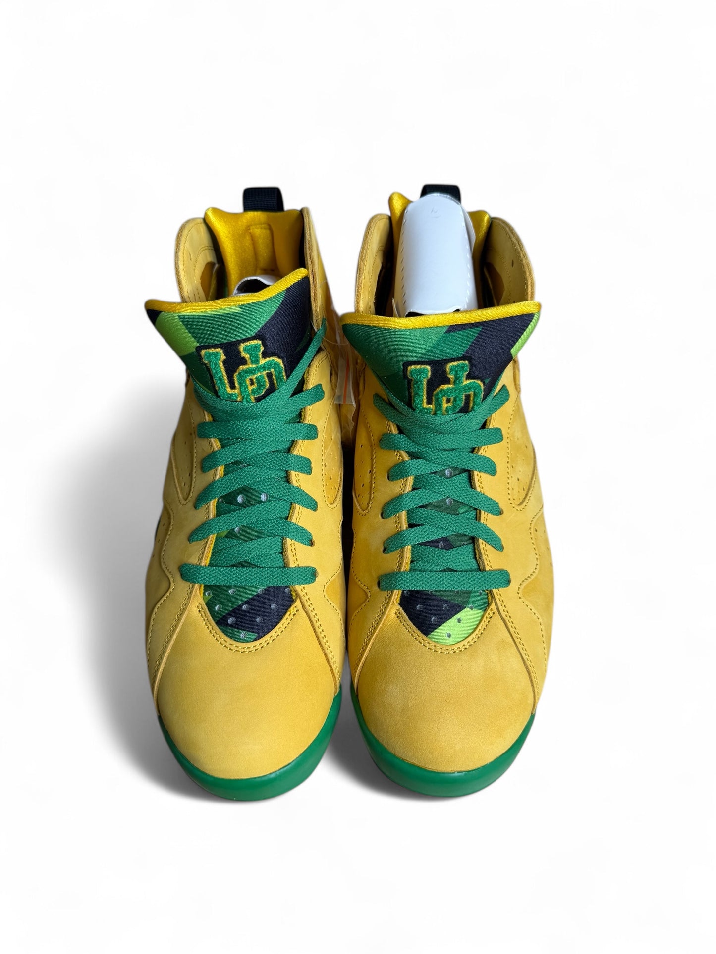 Oregon Ducks Air Jordan 7 PE Yellow (Player Exclusive)
