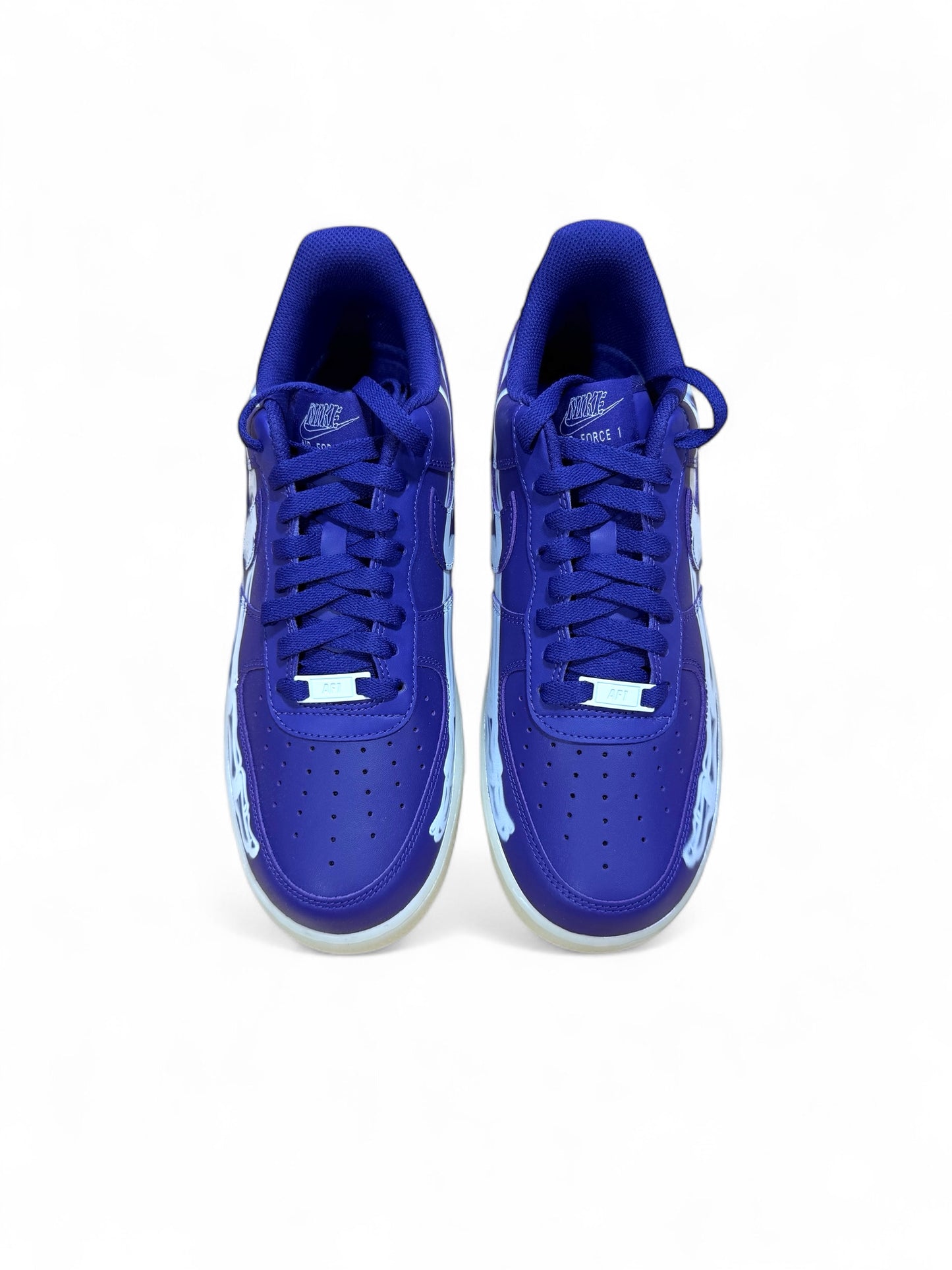 Nike Air Force 1 Purple Skeleton (2021 Halloween)