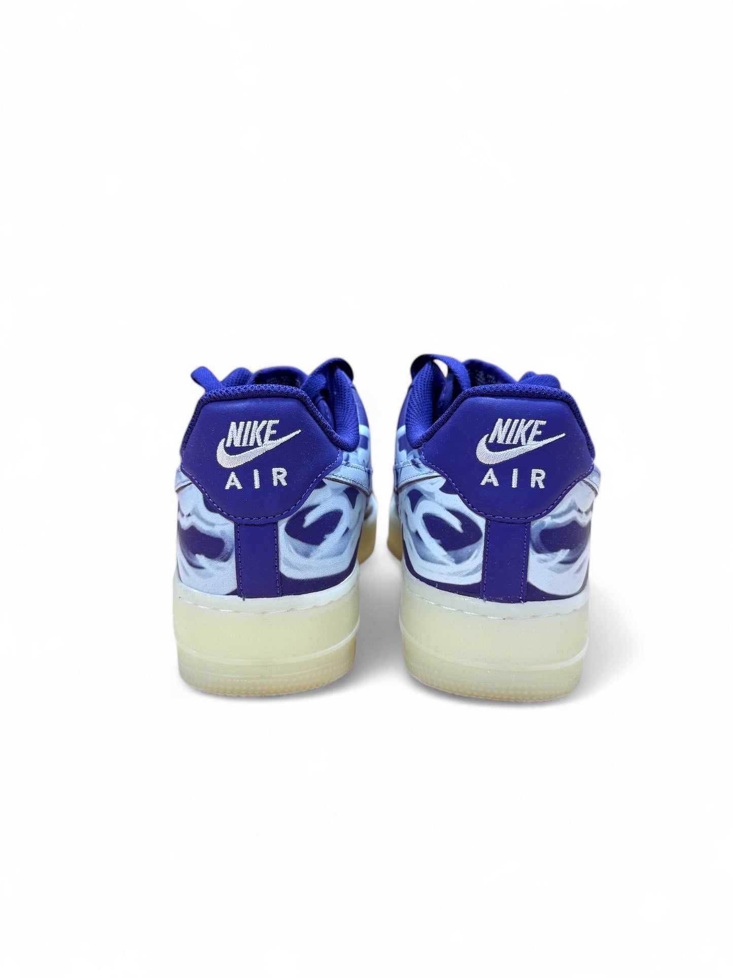 Nike Air Force 1 Purple Skeleton (2021 Halloween)