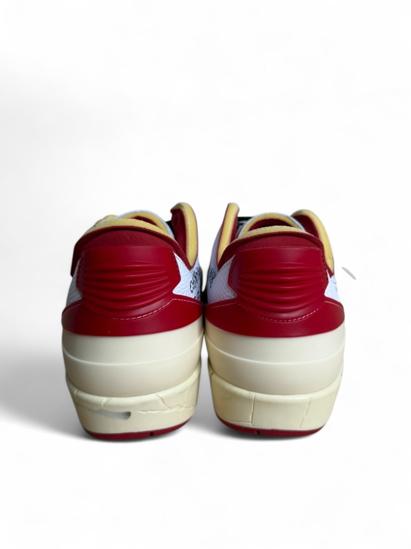 Off-White x Air Jordan 2 Low White Varsity Red