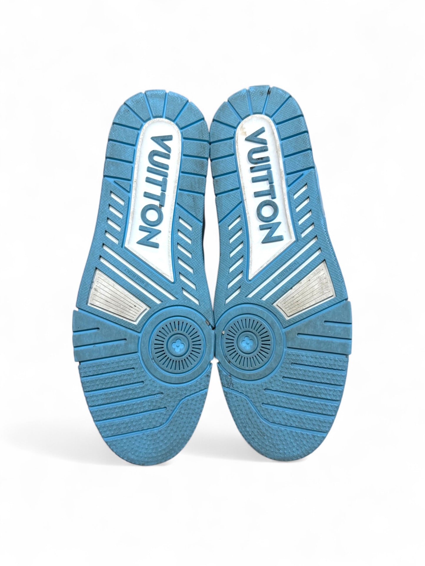 Louis Vuitton Trainer (Sky Blue / White)