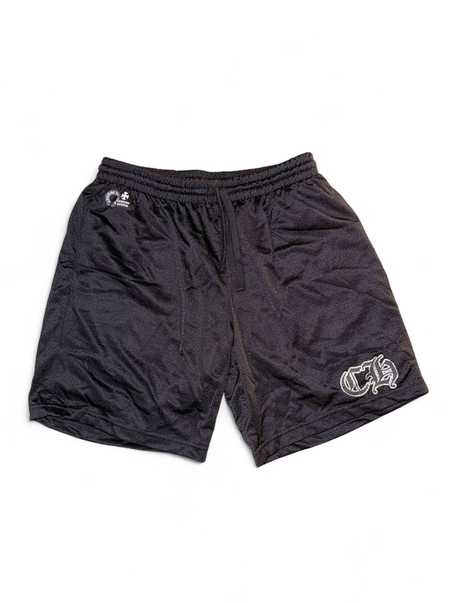 Chrome Hearts Black Mesh Shorts