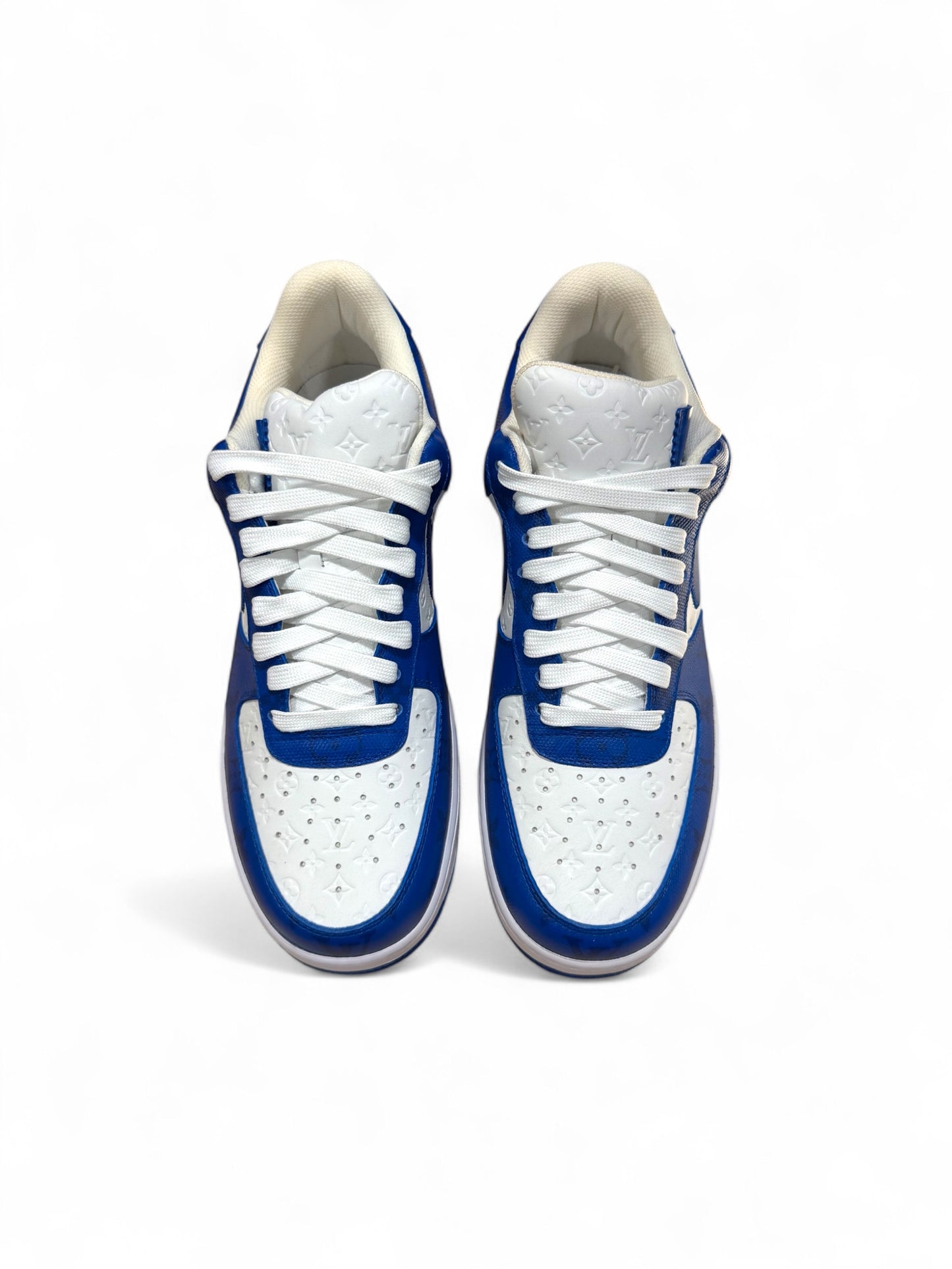 Louis Vuitton X Nike Air Force 1 Blue