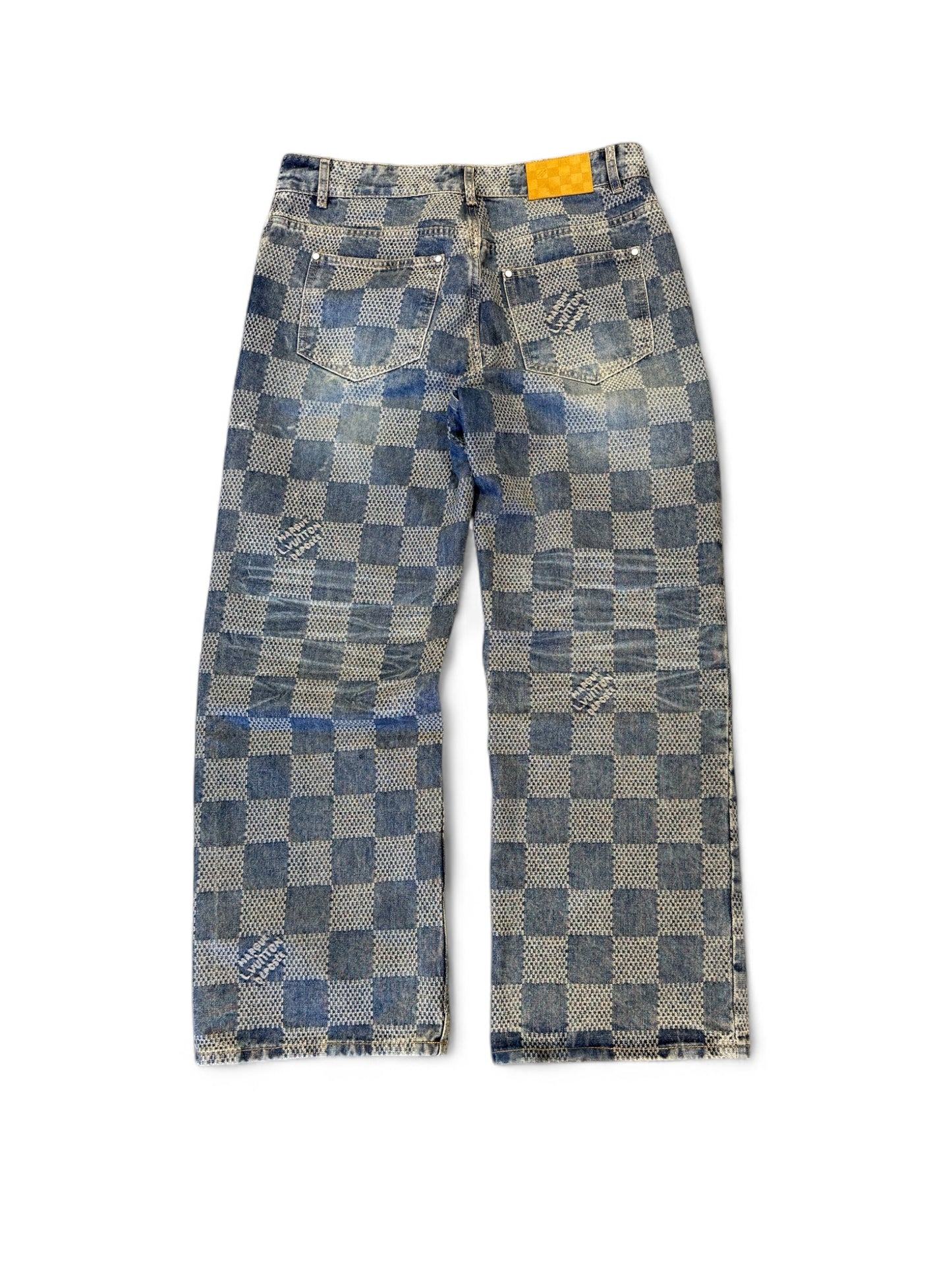 Louis Vuitton X Pharrell Damier Denim Skate Pants