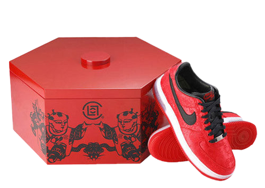 Red Clot 1World Air Force 1 Special Box
