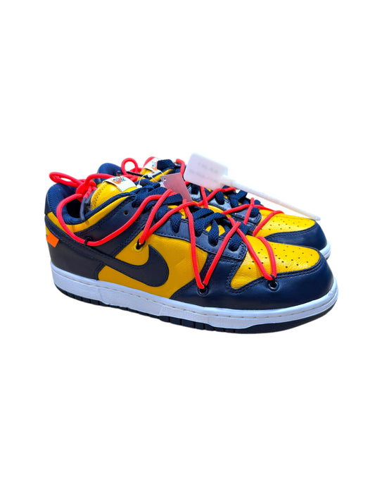 Off-White x Nike Dunk Low University Gold