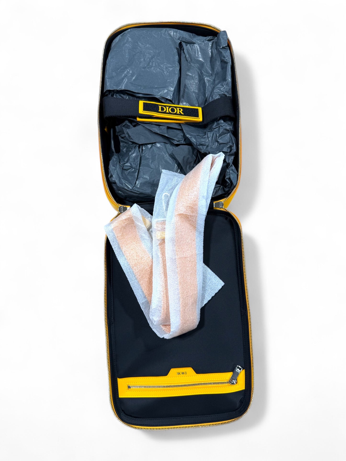Dior World Tour Shoe Case Bag "yellow galaxy"
