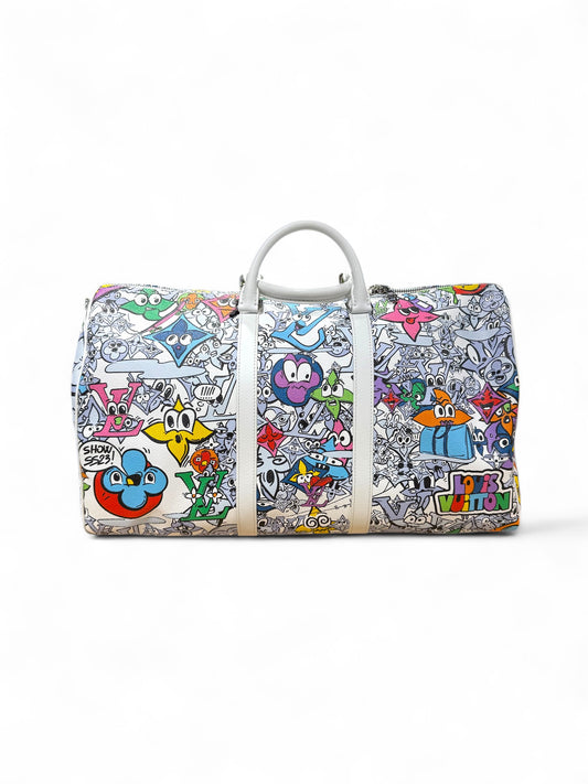 Louis Vuitton Multicolor Comics Keepall 50