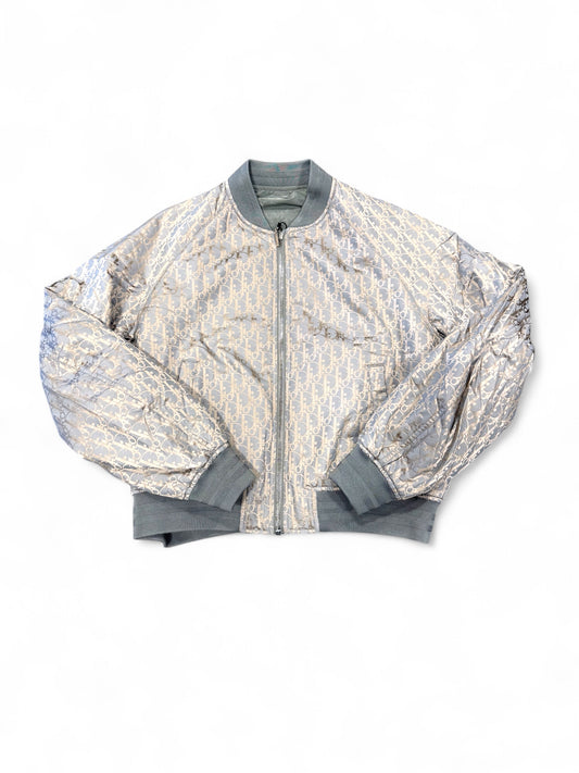 Dior Oblique Reversible Grey Bomber Jacket