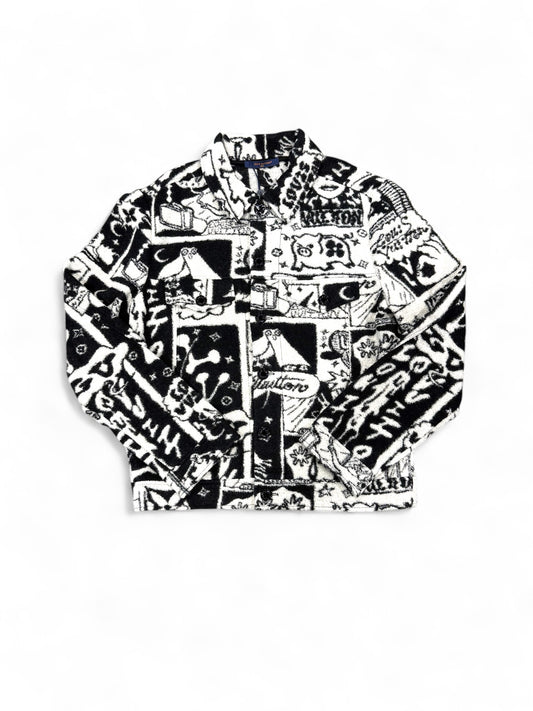 Louis Vuitton Comic Fleece Trucker Jacket
