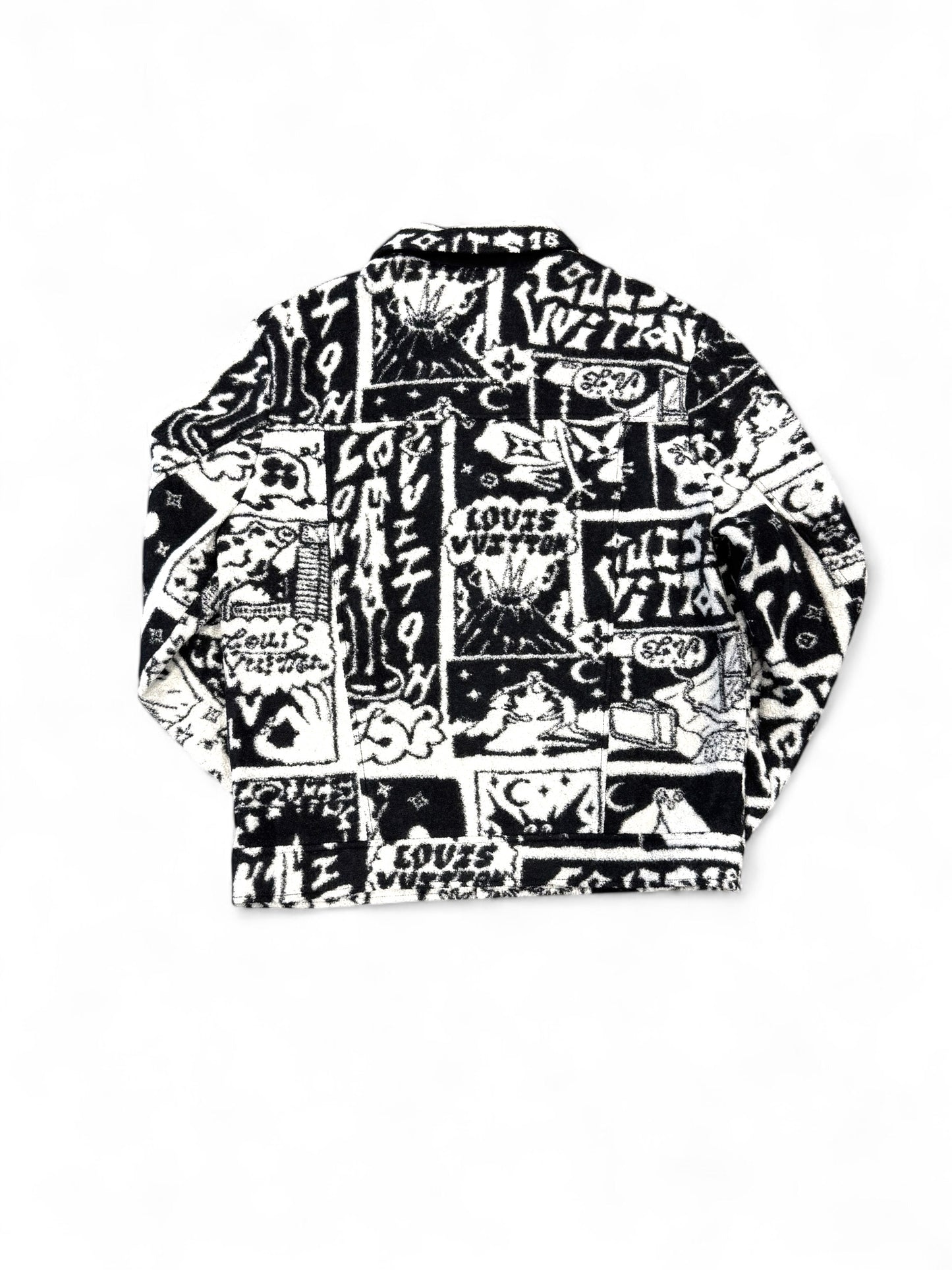 Louis Vuitton Comic Fleece Trucker Jacket