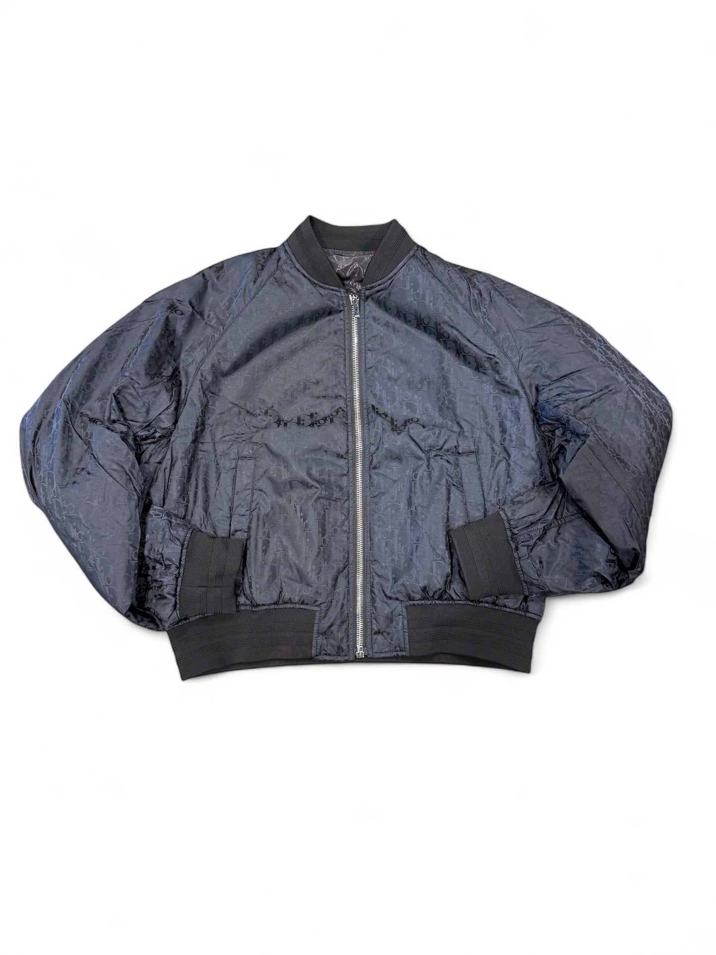 Dior Oblique Reversible Black Bomber Jacket