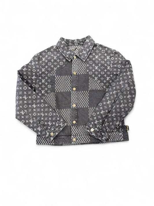 Louis Vuitton x Nigo Damier Waves Denim Jacket (Black)