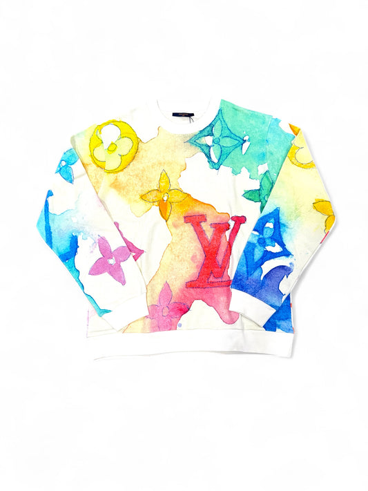 Louis Vuitton Watercolor Monogram Crewneck Sweatshirt