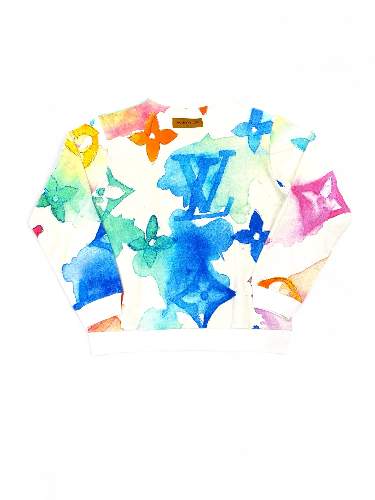 Louis Vuitton Watercolor Monogram Crewneck Sweatshirt