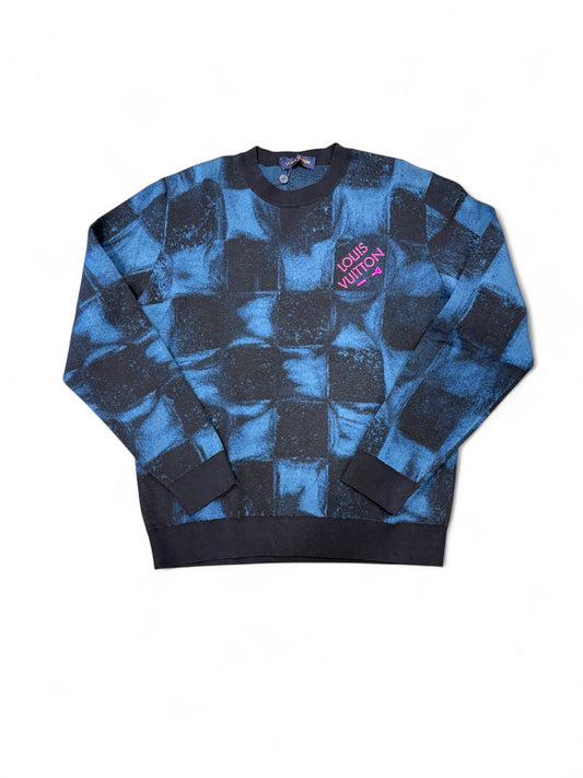 Louis Vuitton Salt Damier Crewneck Sweatshirt