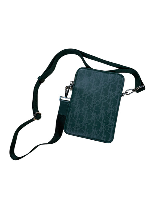 Dior Oblique World Tour Shoulder Bag (Green)
