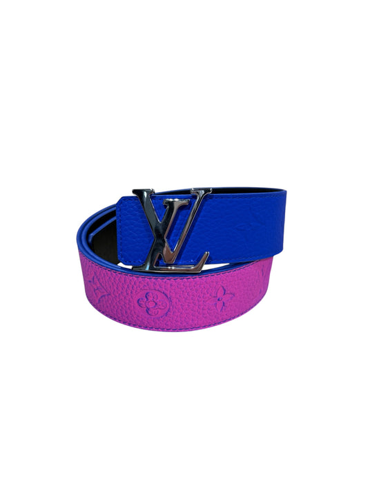 Louis Vuitton Taurillon Illusion Blue/Pink 40mm Belt