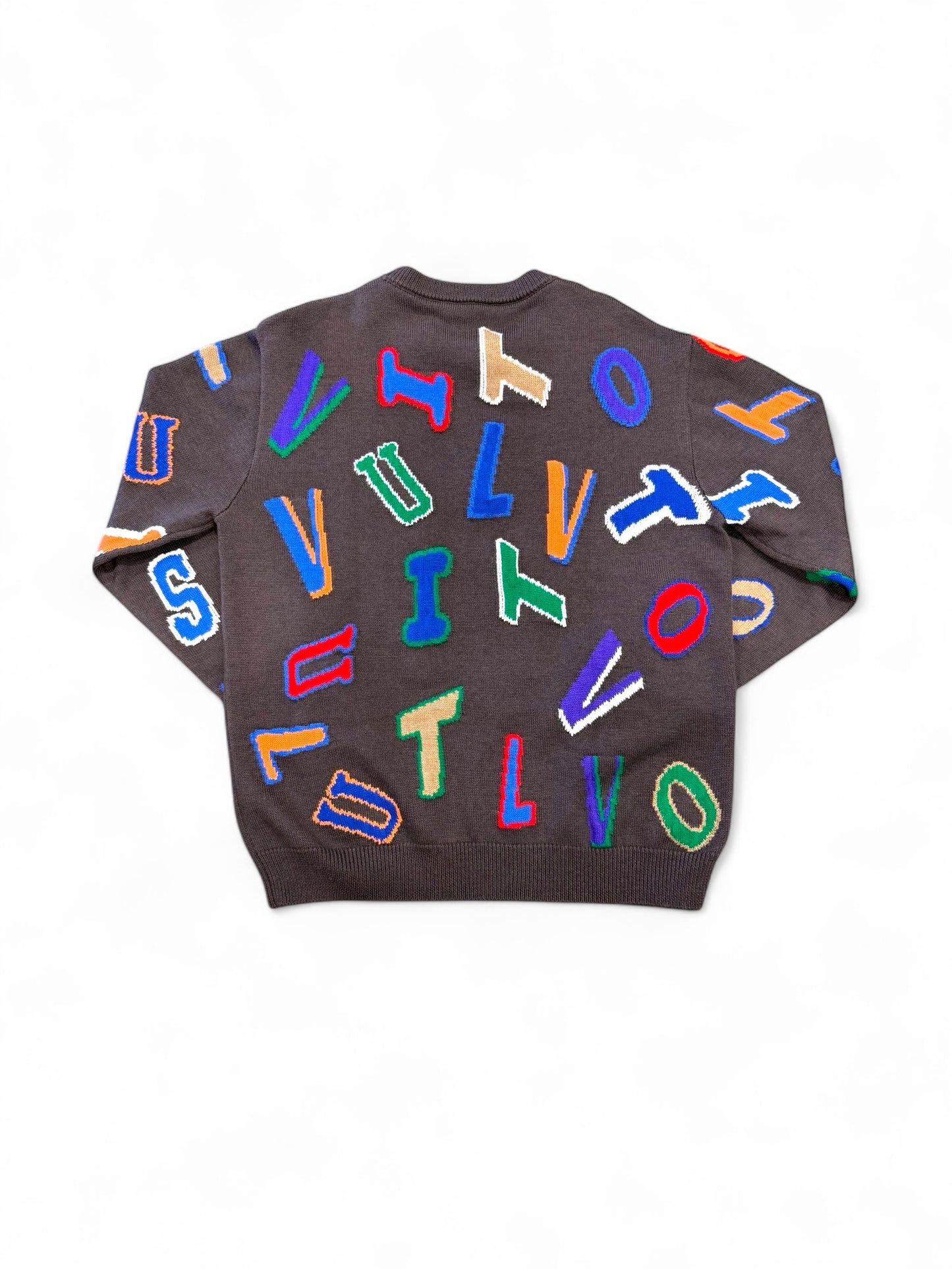 Louis Vuitton x NBA Letters Crewneck Sweatshirt