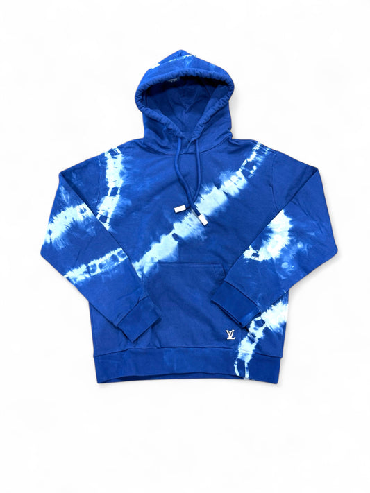 Louis Vuitton Blue / White Tie-Dye Hoodie